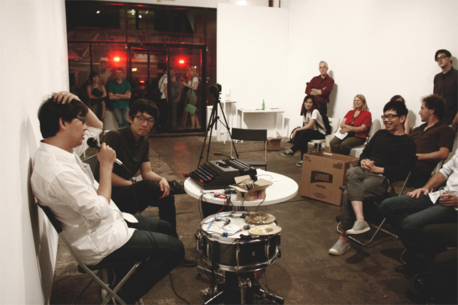 Artist talk with Ryu Hankil and Sung-Pil Yoon (September 7, 2012) as part of Translation Services.