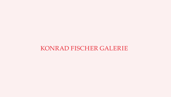 Konrad Fischer Galerie